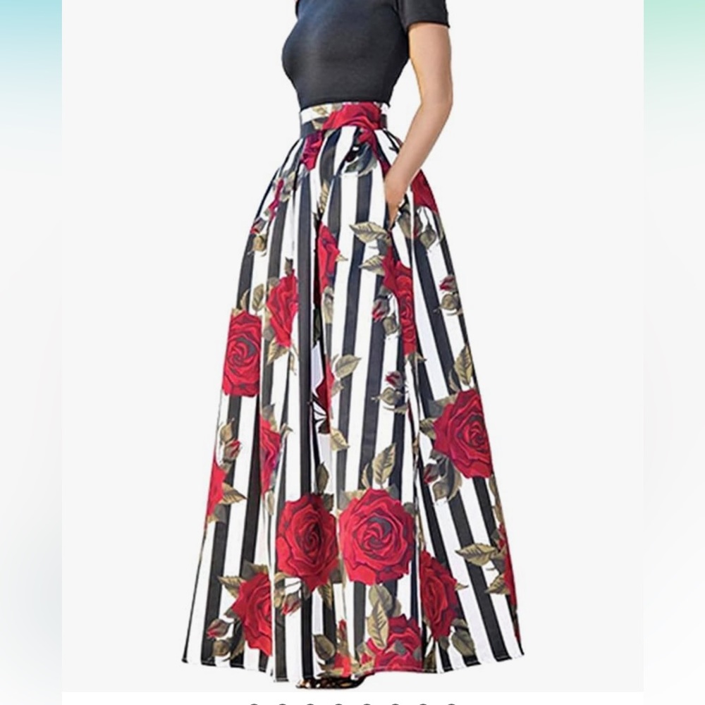 Maxi Floral Skirt
